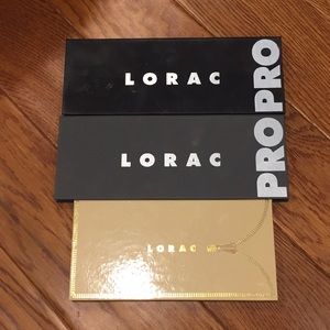 LORAC PRO PALETTE 1 & 2 and UNZIPPED